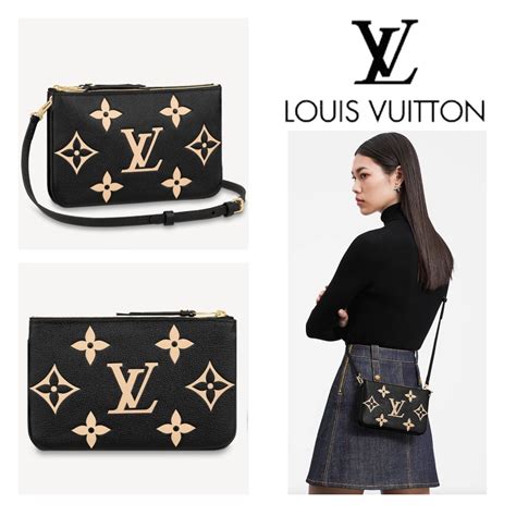 louie vuitton double pochette.